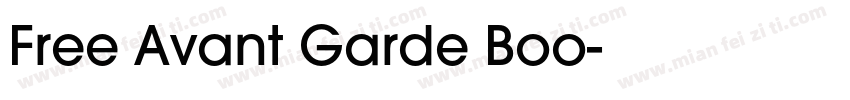 Free Avant Garde Boo字体转换